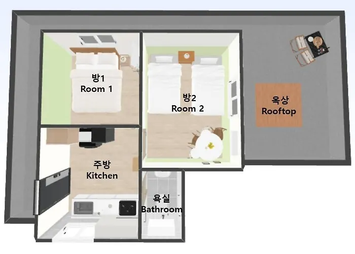 K-rooftop Nodeul House Villa Seoul
